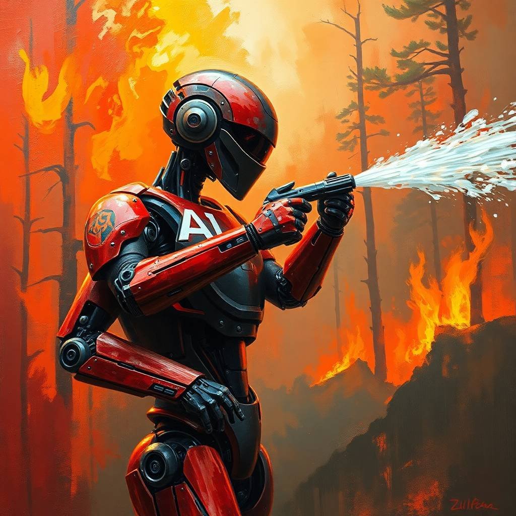 The Future of AI in Autonomous Firefighting Robots