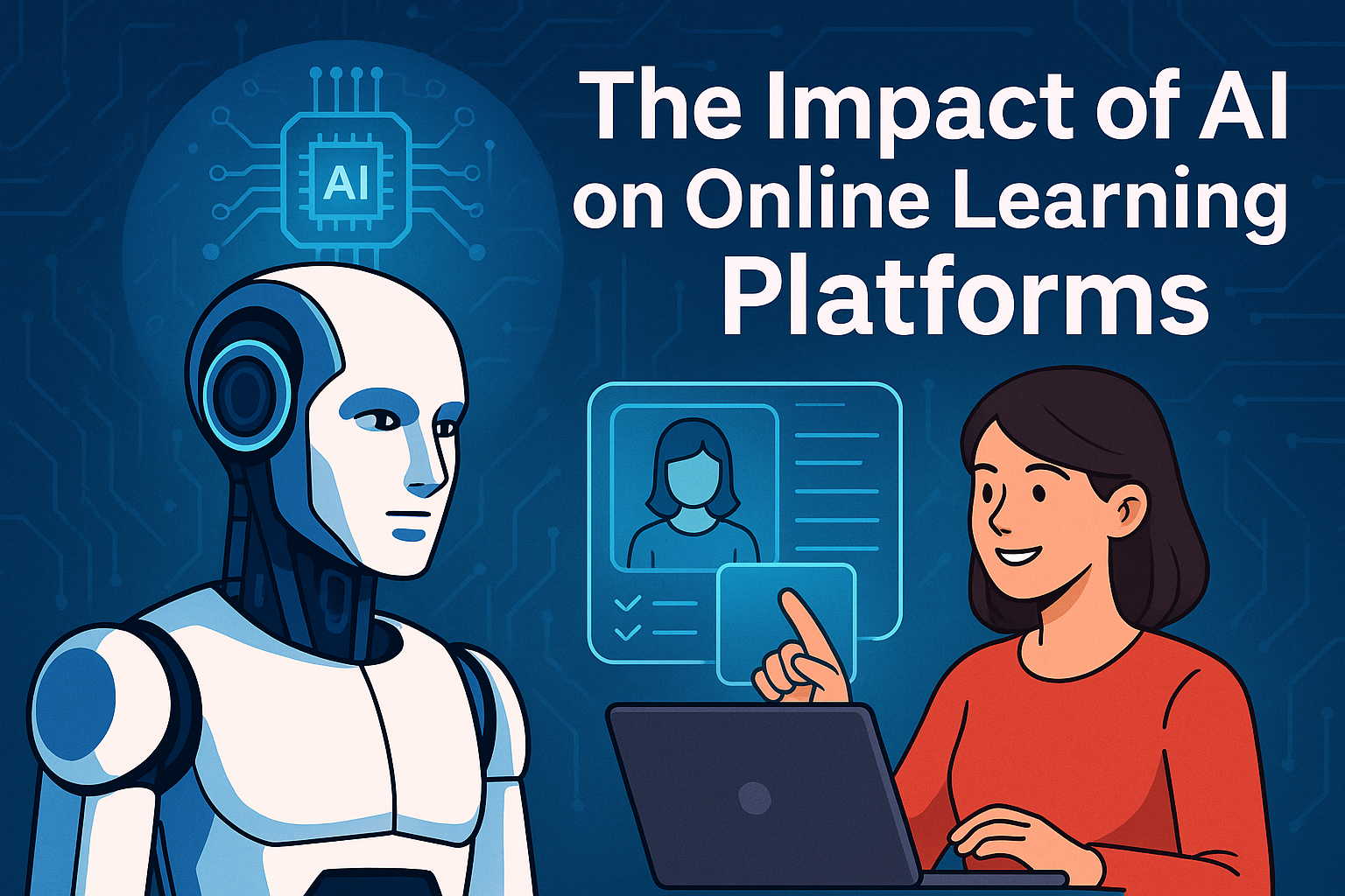 The Impact of AI on Online Learning Platforms